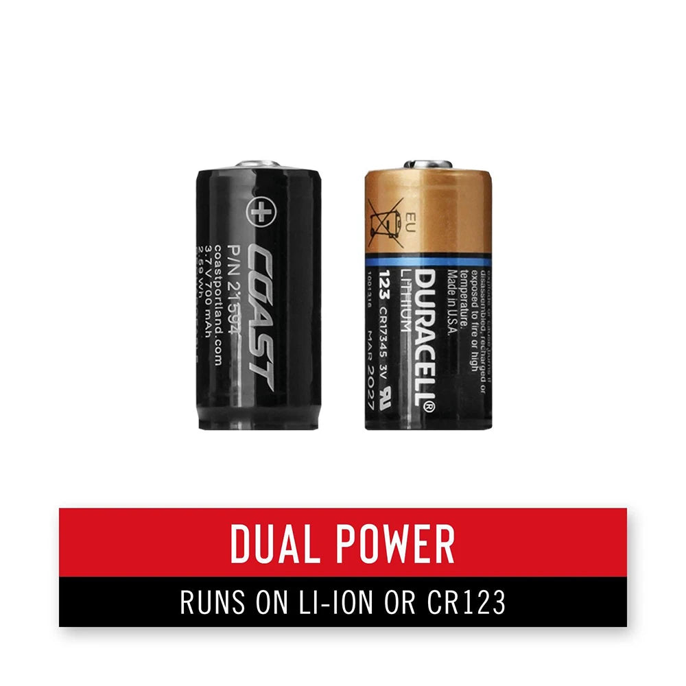 Taskulamppu Coast HX5R Ladattava 800 Lumenia