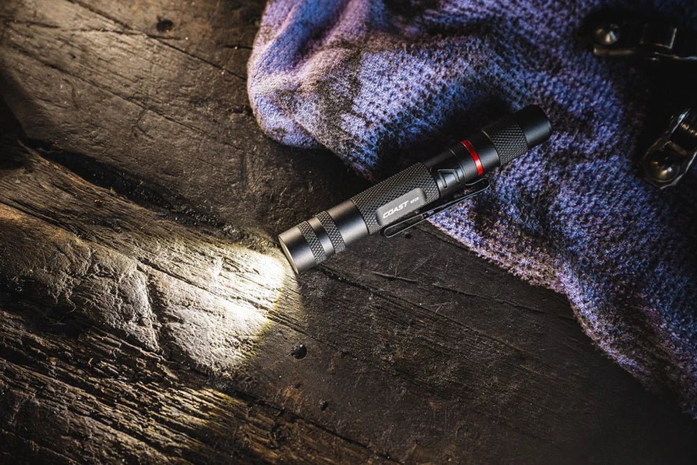 Tarkastuslamppu Coast HP2R Ladattava Zoomilla 280 Lumenia