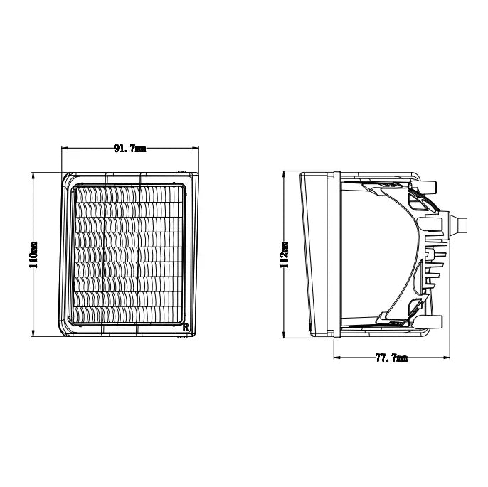 John Deere 00/10 Sarja LED-työvalopari Revon RTV416 40W