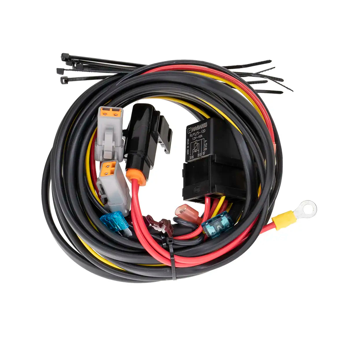 Lisävalon Johtosarja Deutsch DTP2 Nap. Liittimellä Kahdelle Valolle / HD-malli / Pitkä