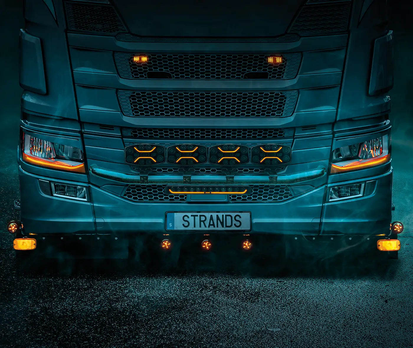 Strands Dark Knight Insane ovaali LED-lisävalo – kuva 6