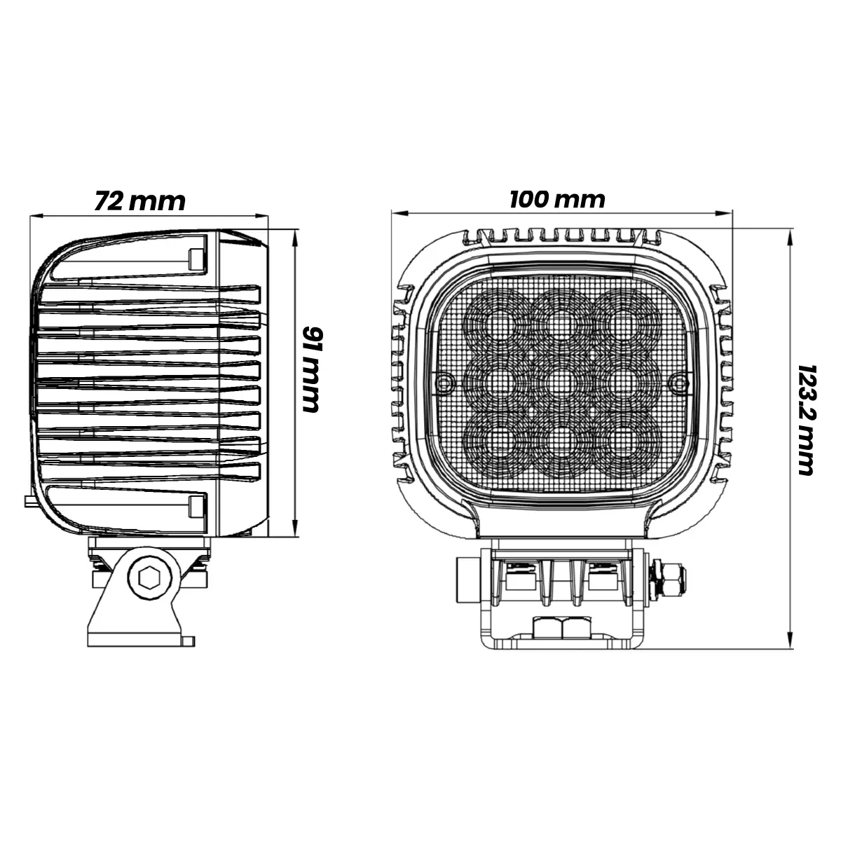 Monsterlux Nova 45 LED-työvalo