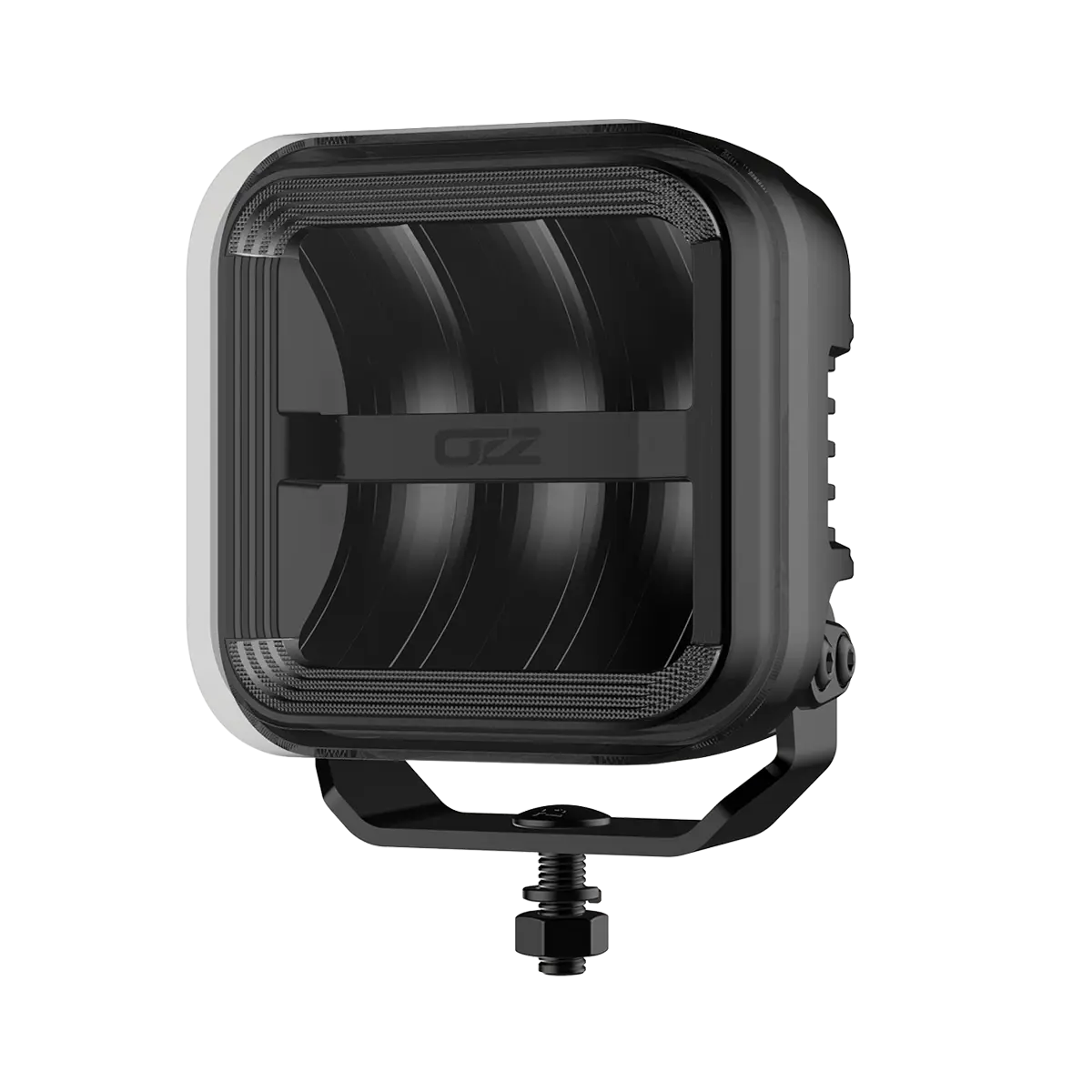 OZZ SQR 5" LED-lisävalo musta runko, parkilla
