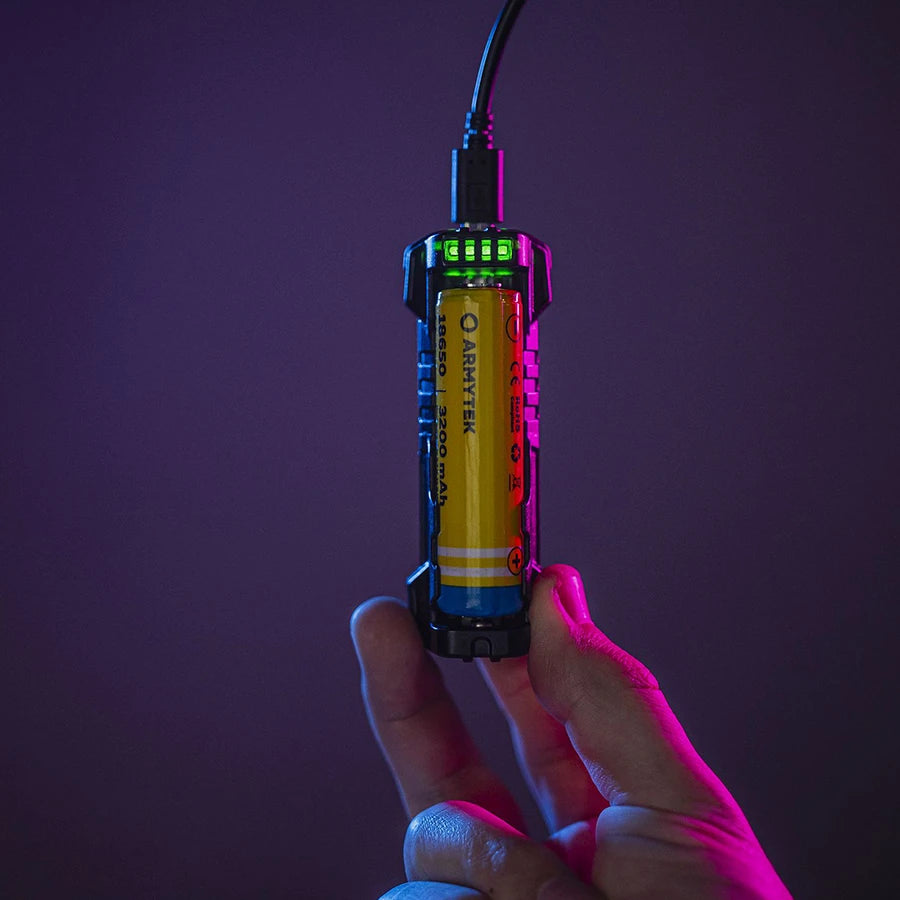 Akkulaturi Armytek Handy C1 Pro, 1 Latauspaikkaa