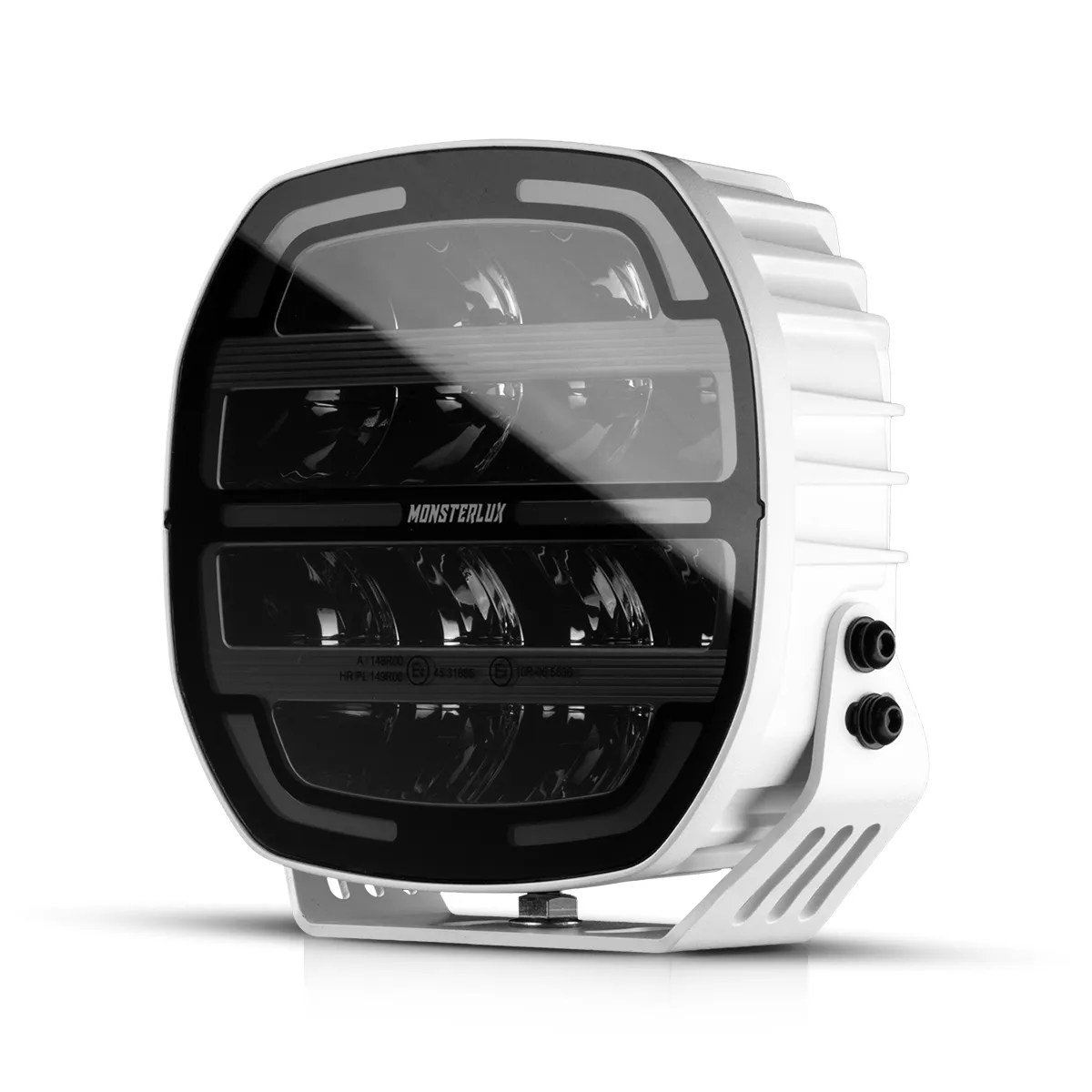Monsterlux Core 7 LED-lisävalo Valkoisella Rungolla