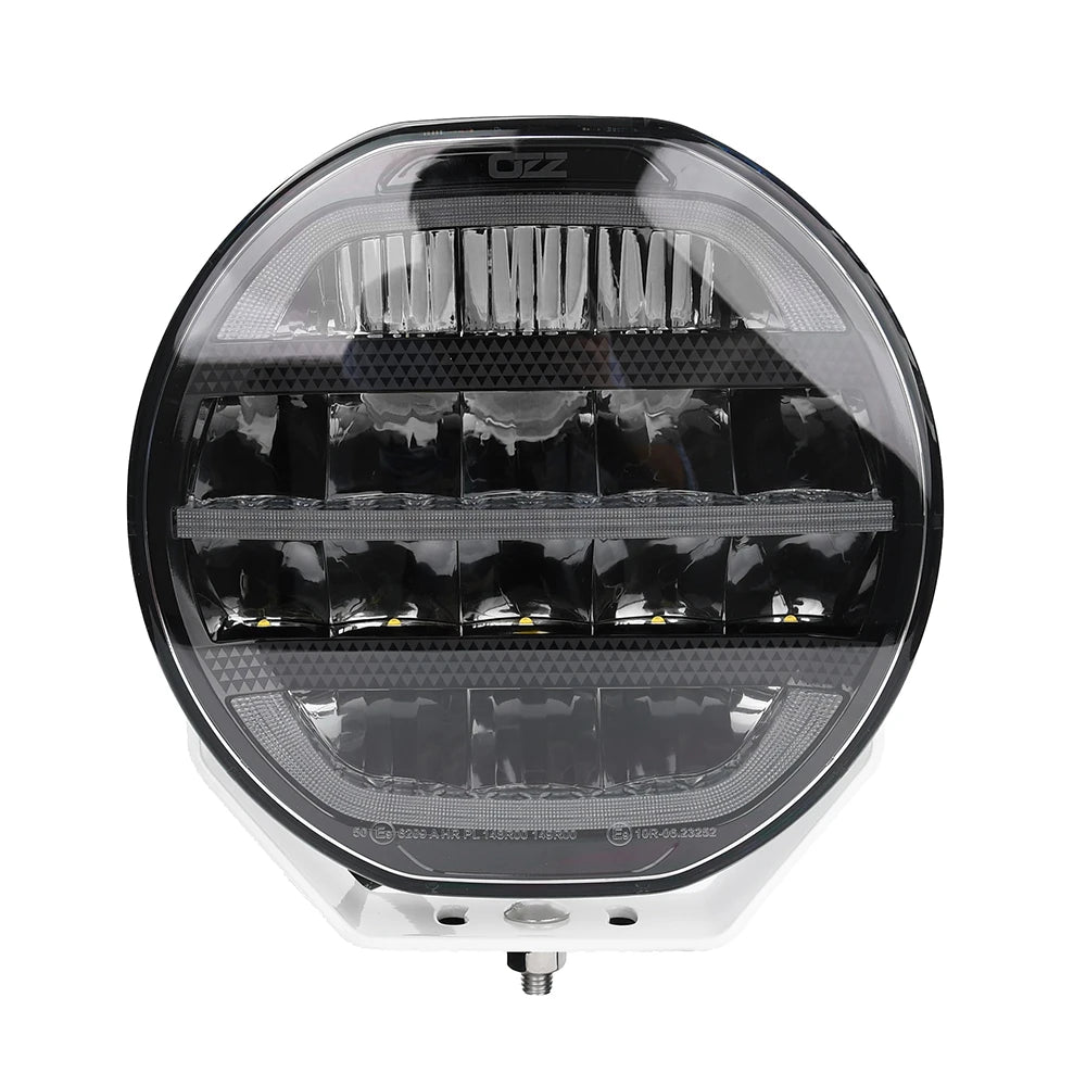 Ozz XR2 P7 – 7" LED-lisävalo, pyöreä, valkoinen, parkkivalolla (Ref. 50)