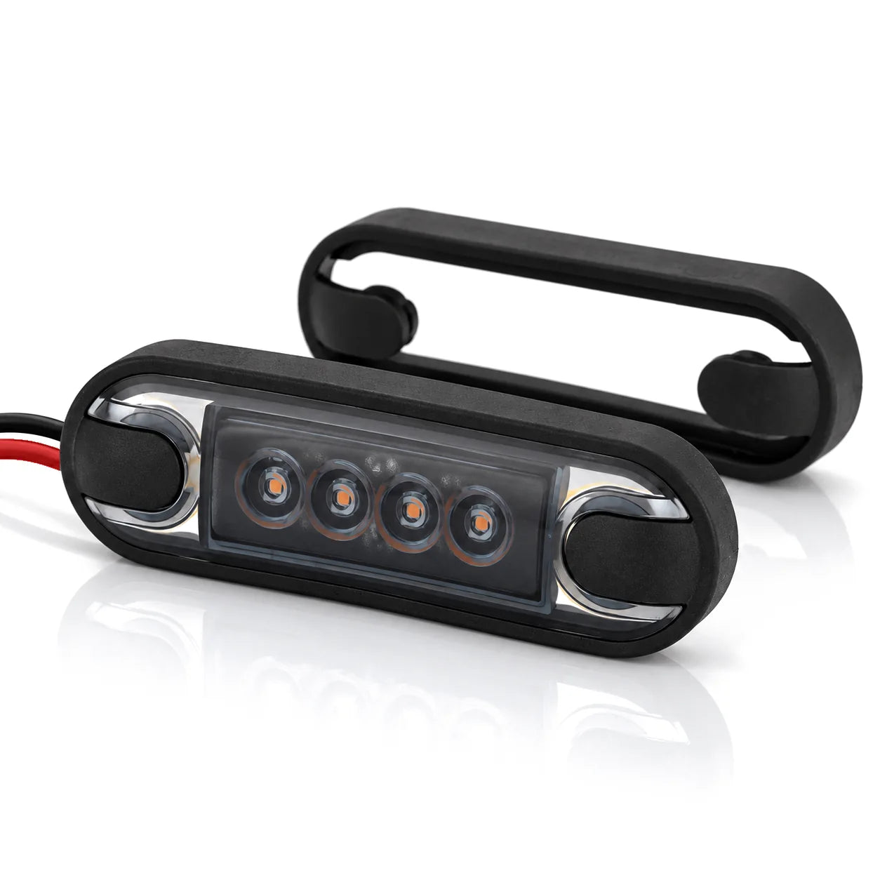Monsterlux Horus Slim LED-äärivalo, punainen