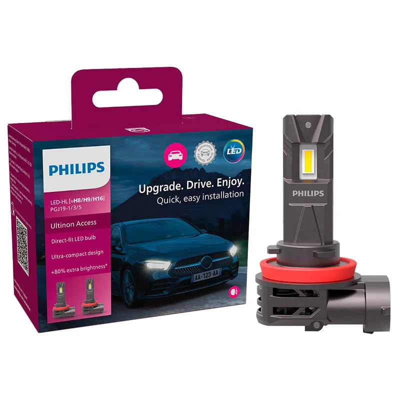 H8/H9/16 LED Polttimopari Philips 12V Access