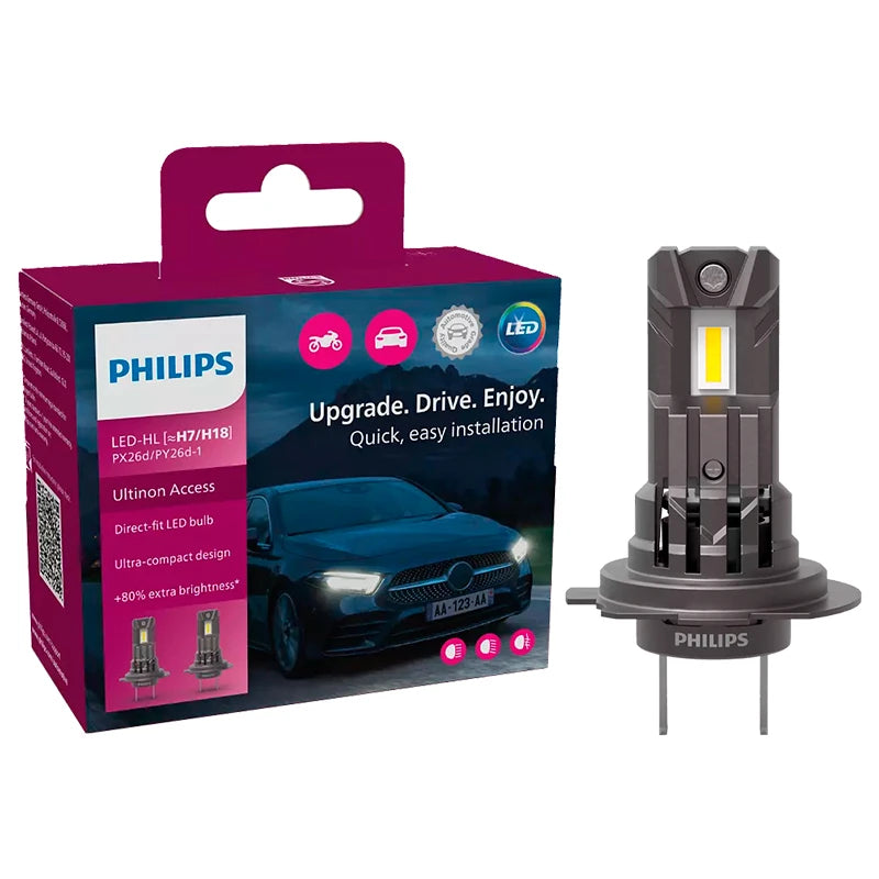 H7/H18 LED Polttimopari Philips 12V Ultinon Access