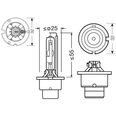 D4R Xenon Polttimo Osram Original