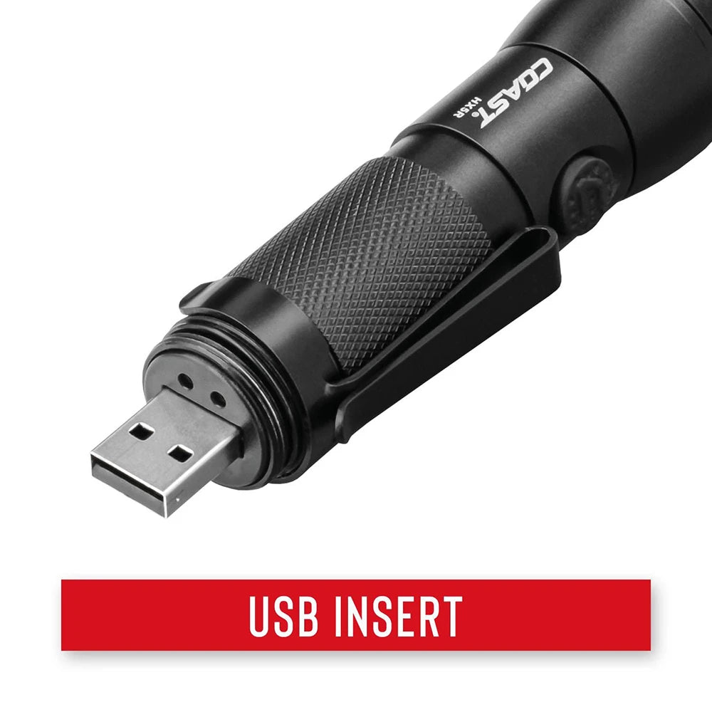 Taskulamppu Coast HX5R Ladattava 620 Lumenia