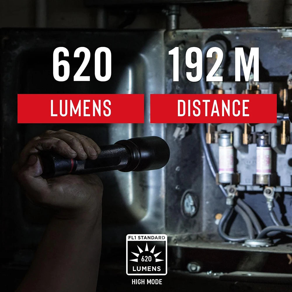 Taskulamppu Coast HX5R Ladattava 620 Lumenia