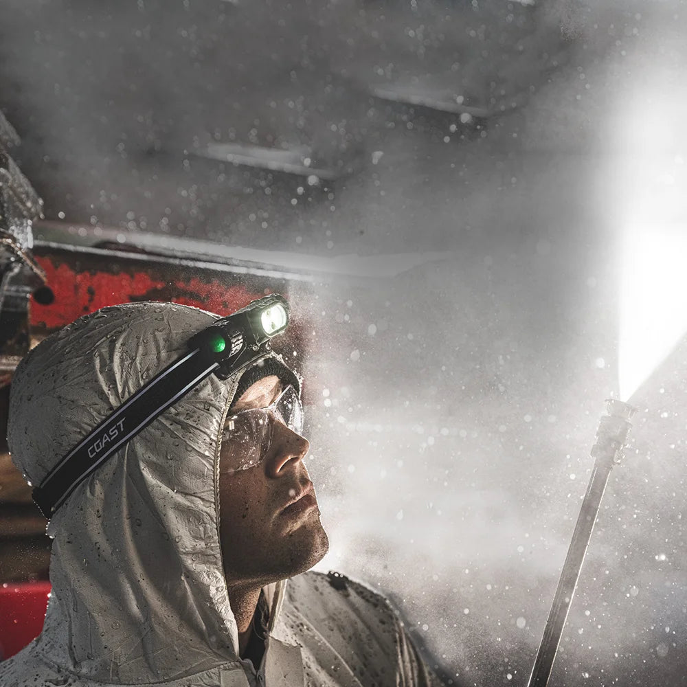 Otsalamppu Coast WPH30R Vedenpitävä Ladattava 1000 Lumenia