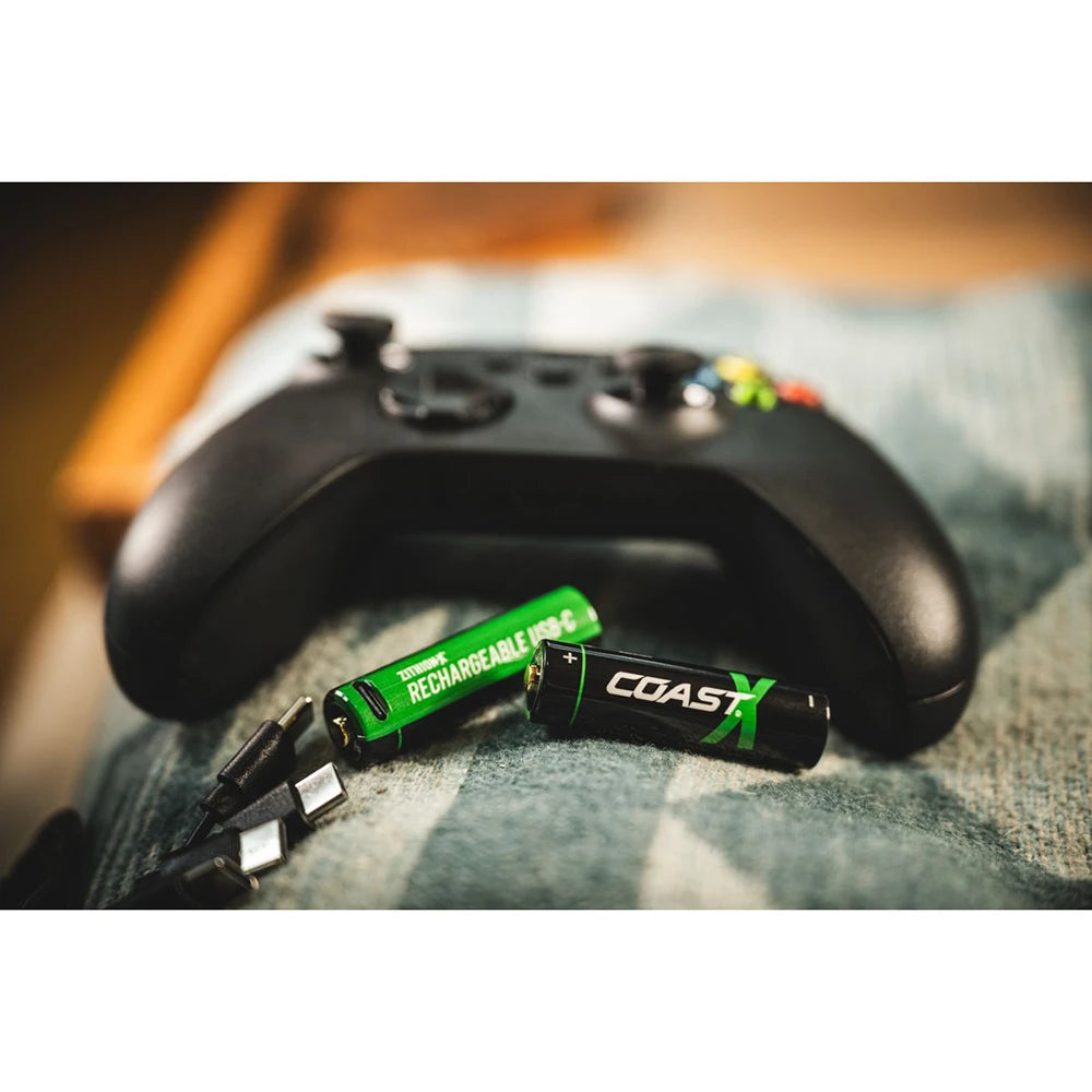 Ladattava Paristo Coast AA USB-C 1,5V (4 kpl)