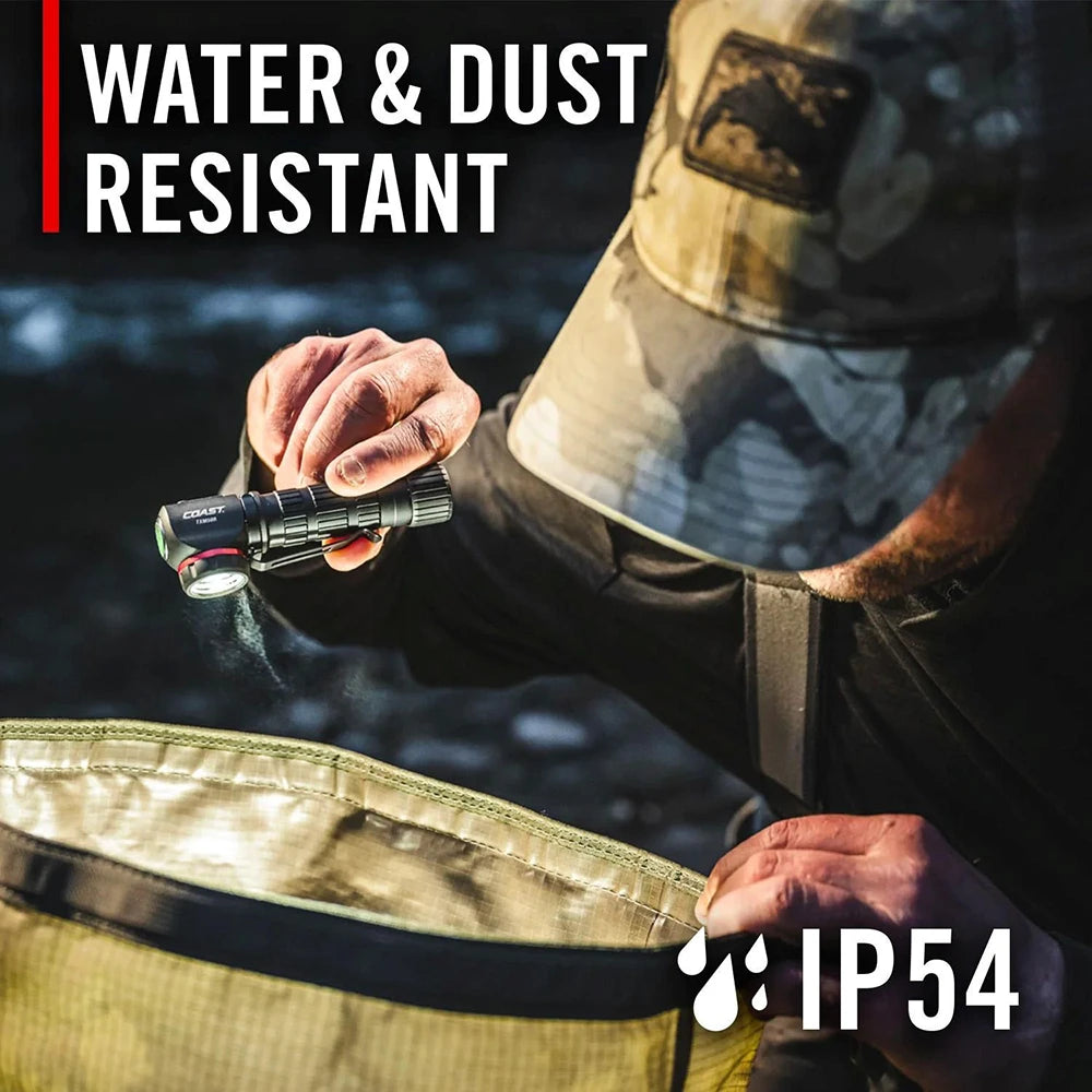 Otsalamppu Coast TXM50R Vedenpitävä Ladattava 1500 Lumenia