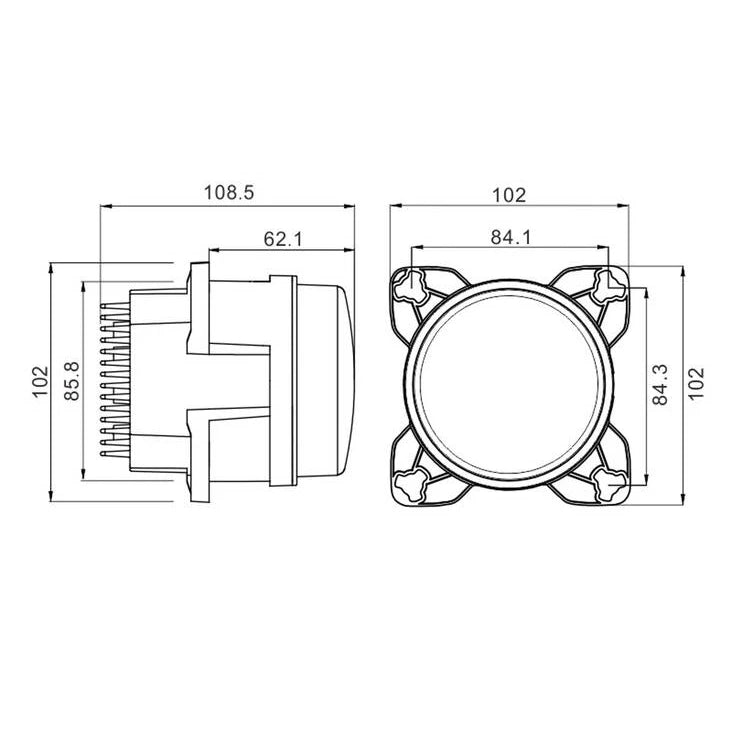 MF Massey Ferguson Led-Ajovalo Kaukovalo Revon
