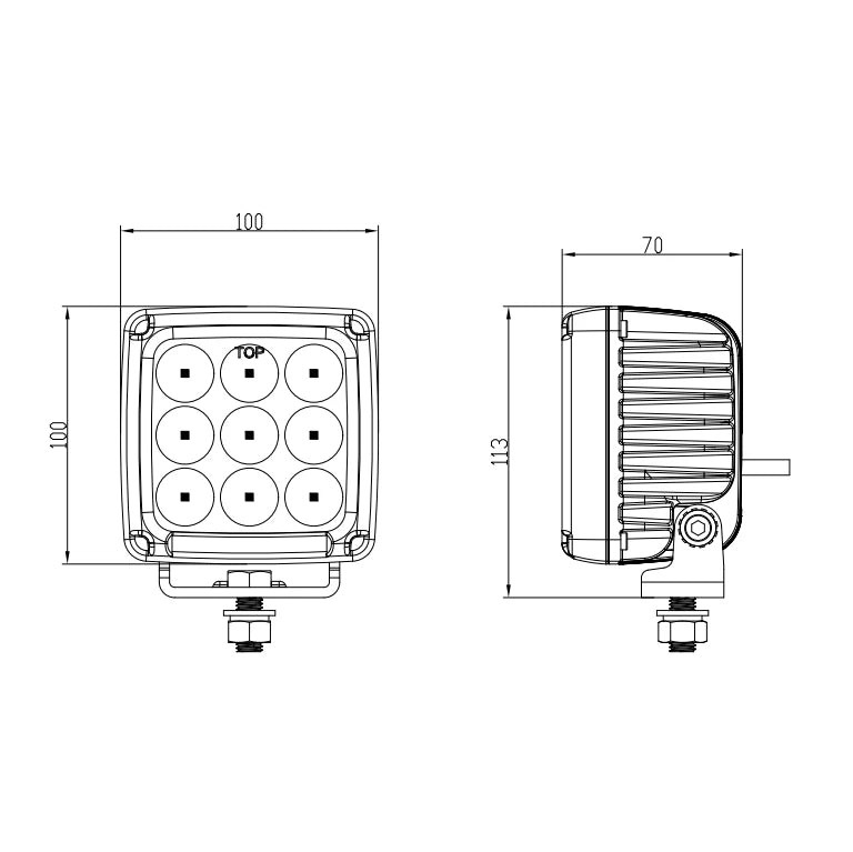 Työvalo Revon 61W