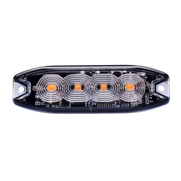 Varoitusvalo / Tasovilkku Revon Slim Keltainen R65 4-Led