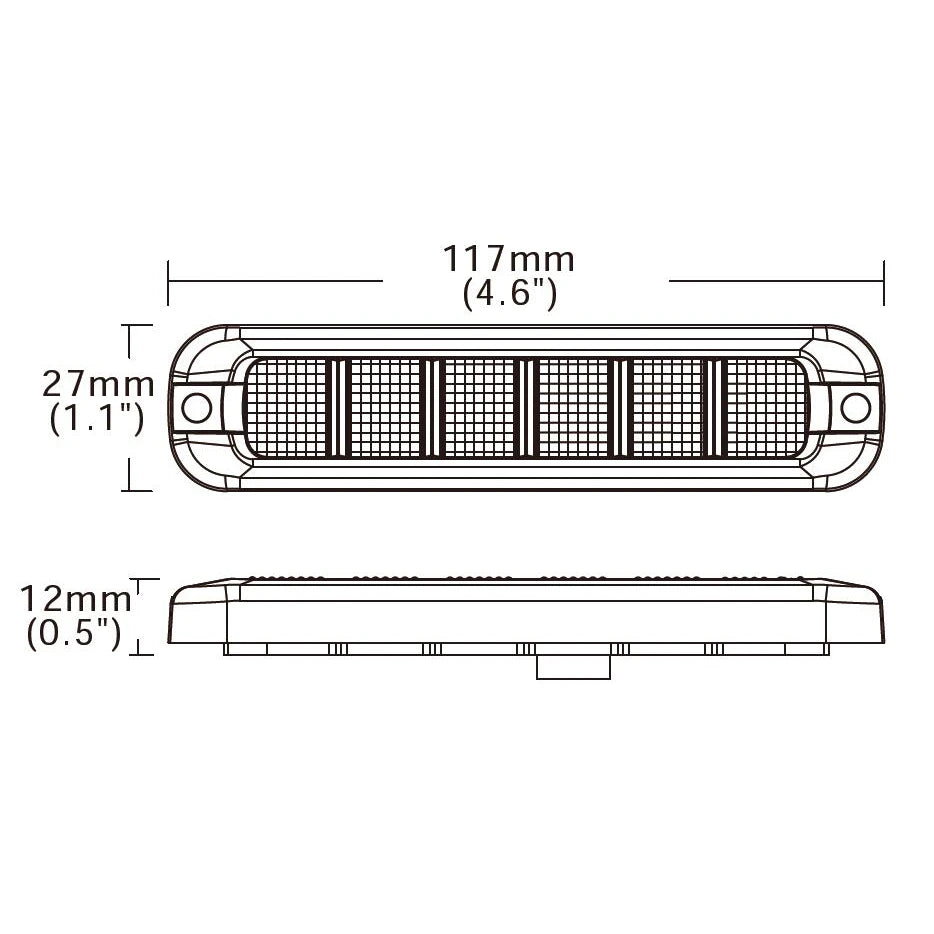 Varoitusvalo / Tasovilkku Revon Joustava Keltainen R65 6-Led