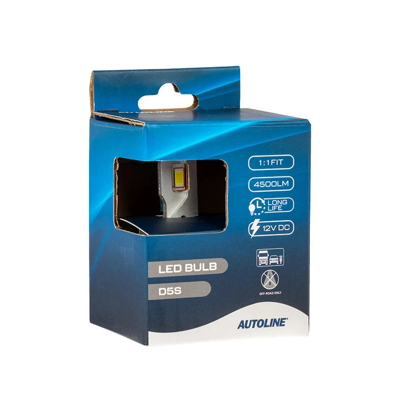 D5S LED Polttimo 1:1 Autoline 4500 Lm