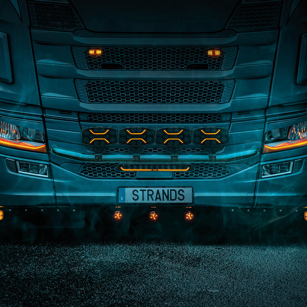 Strands Dark Knight Insane ovaali LED-lisävalo – kuva 6
