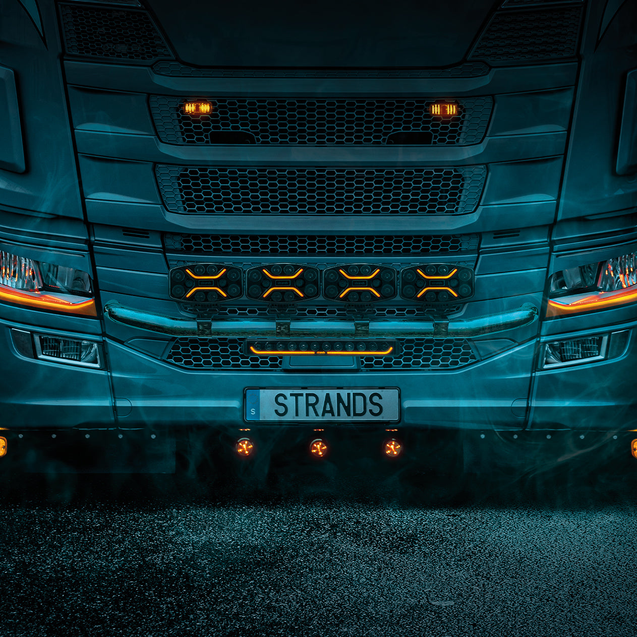 Strands Dark Knight Insane ovaali LED-lisävalo – kuva 6