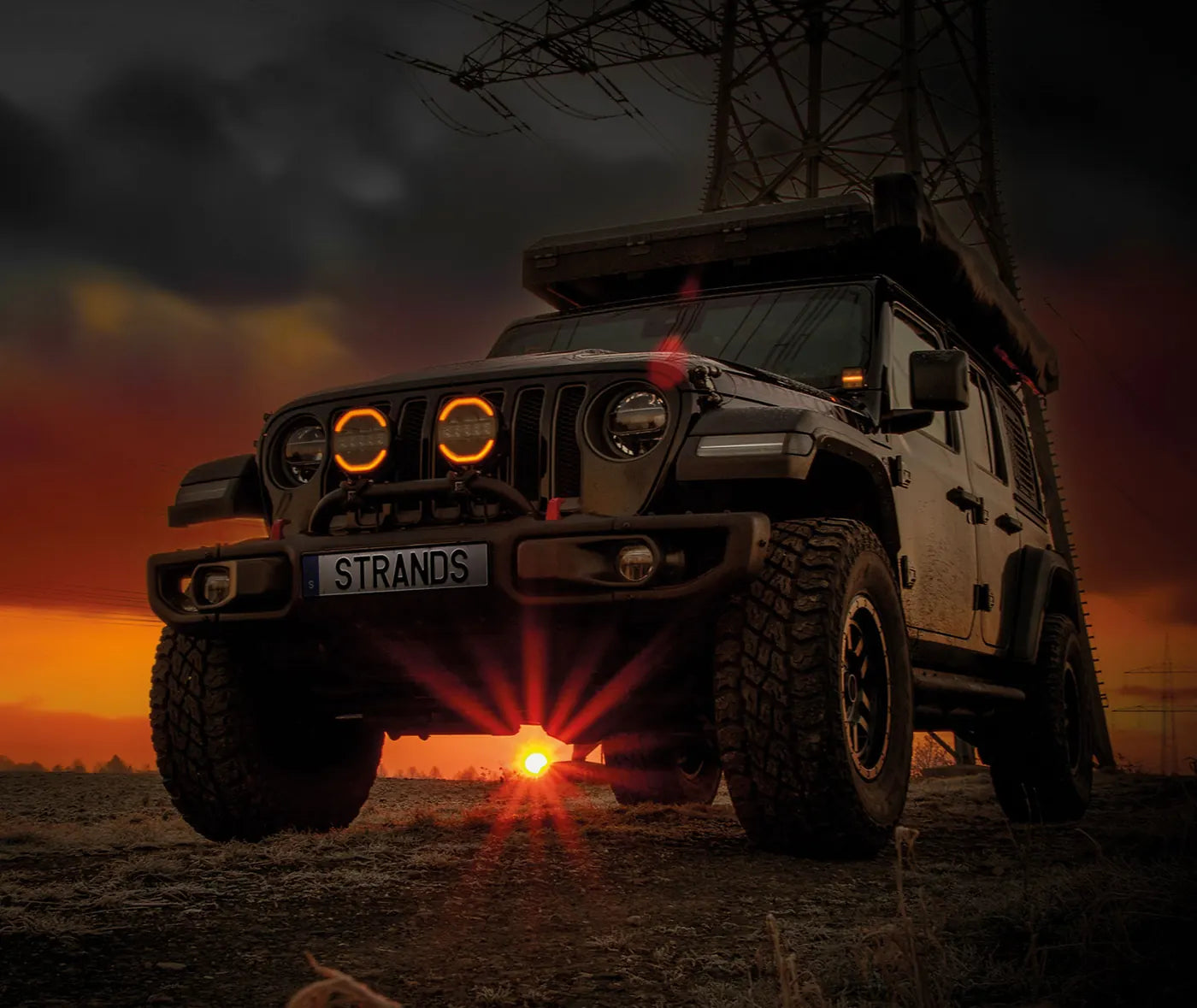 Strands Skylord EXP 7" LED-lisävalo – kuva 3