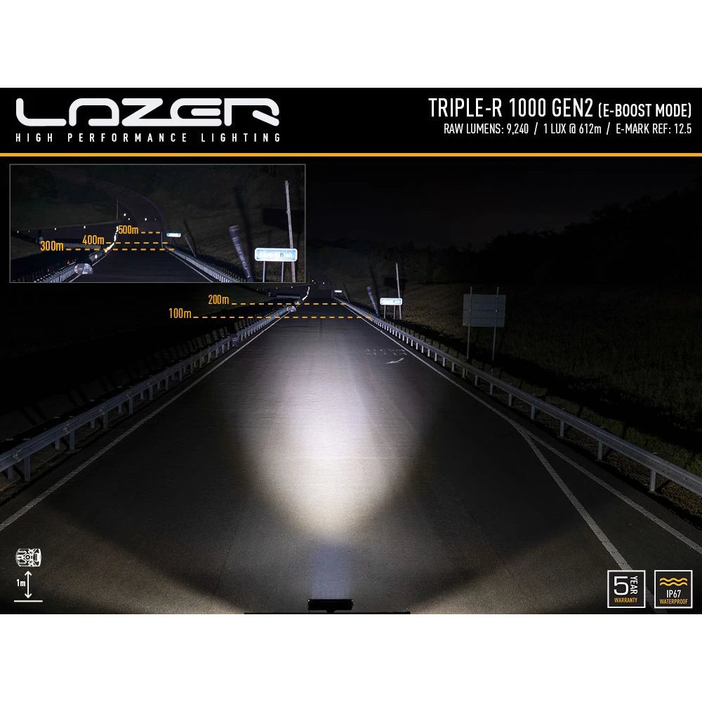 Lisävalo Lazer Triple-R 1000 Std Gen2
