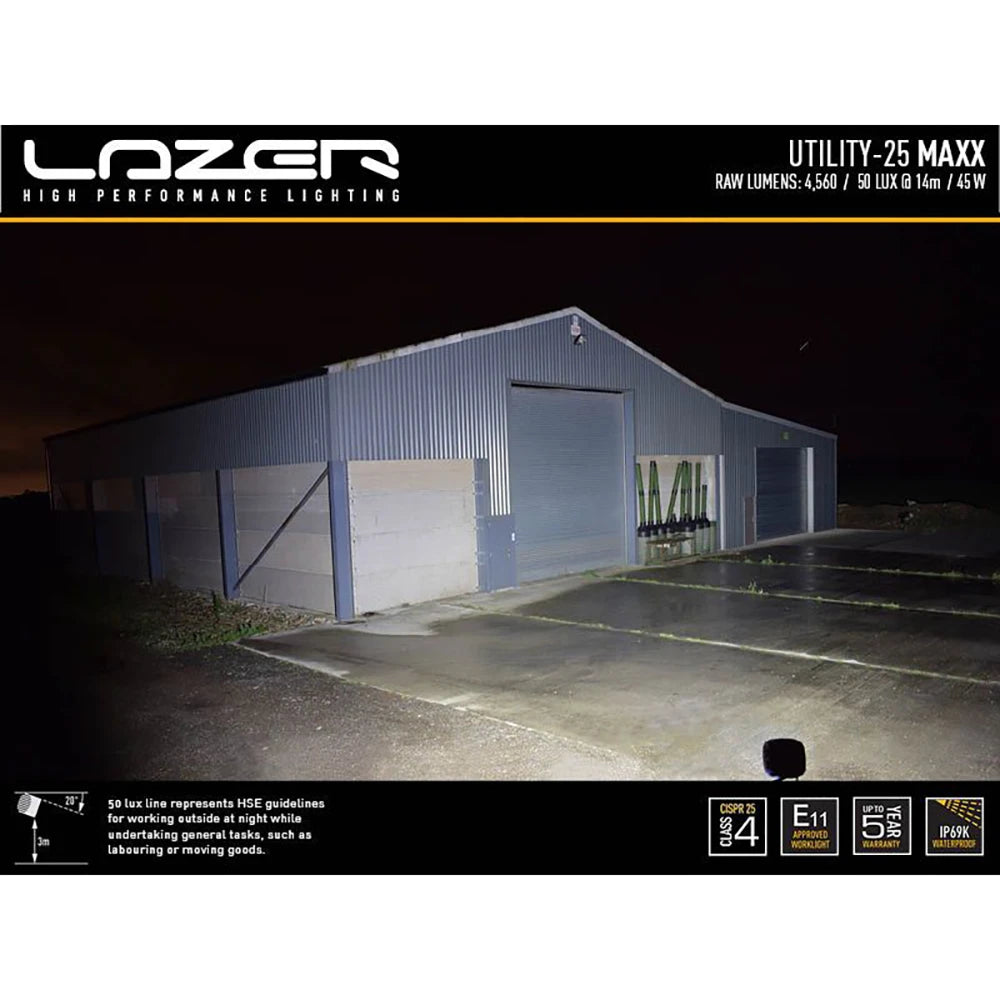 Työvalo Lazer Utility 25 Maxx, 41W