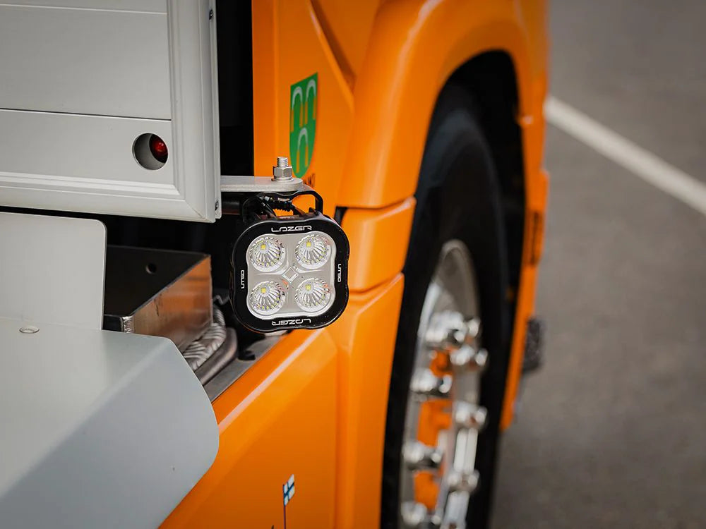 Työvalo Lazer Utility 50 Std Led Työvalo Keltaisella Majakalla Ja Punaisella 52W