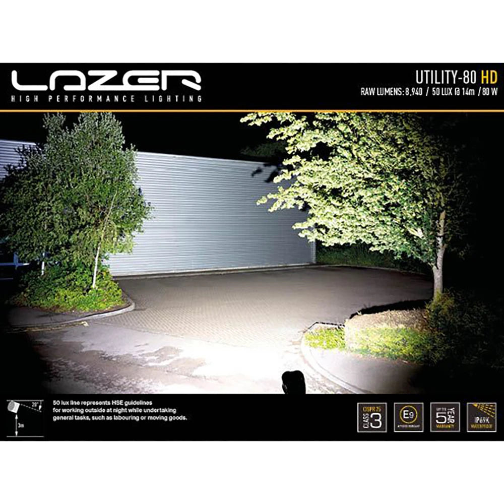 Työvalo Lazer Utility 80 Gen3-Työvalo 73W