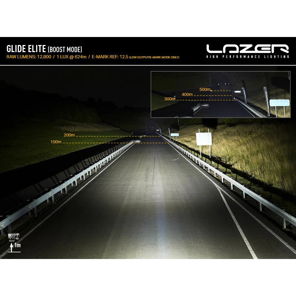Lisävalo Lazer Glide Elite Parkkivalolla