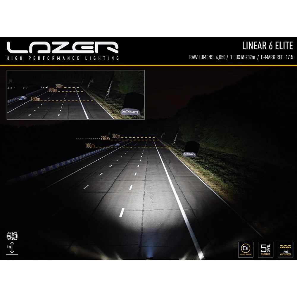Lisävalo Lazer Linear 6 Elite