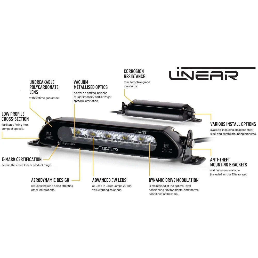 Lisävalo Lazer Linear 6 Elite