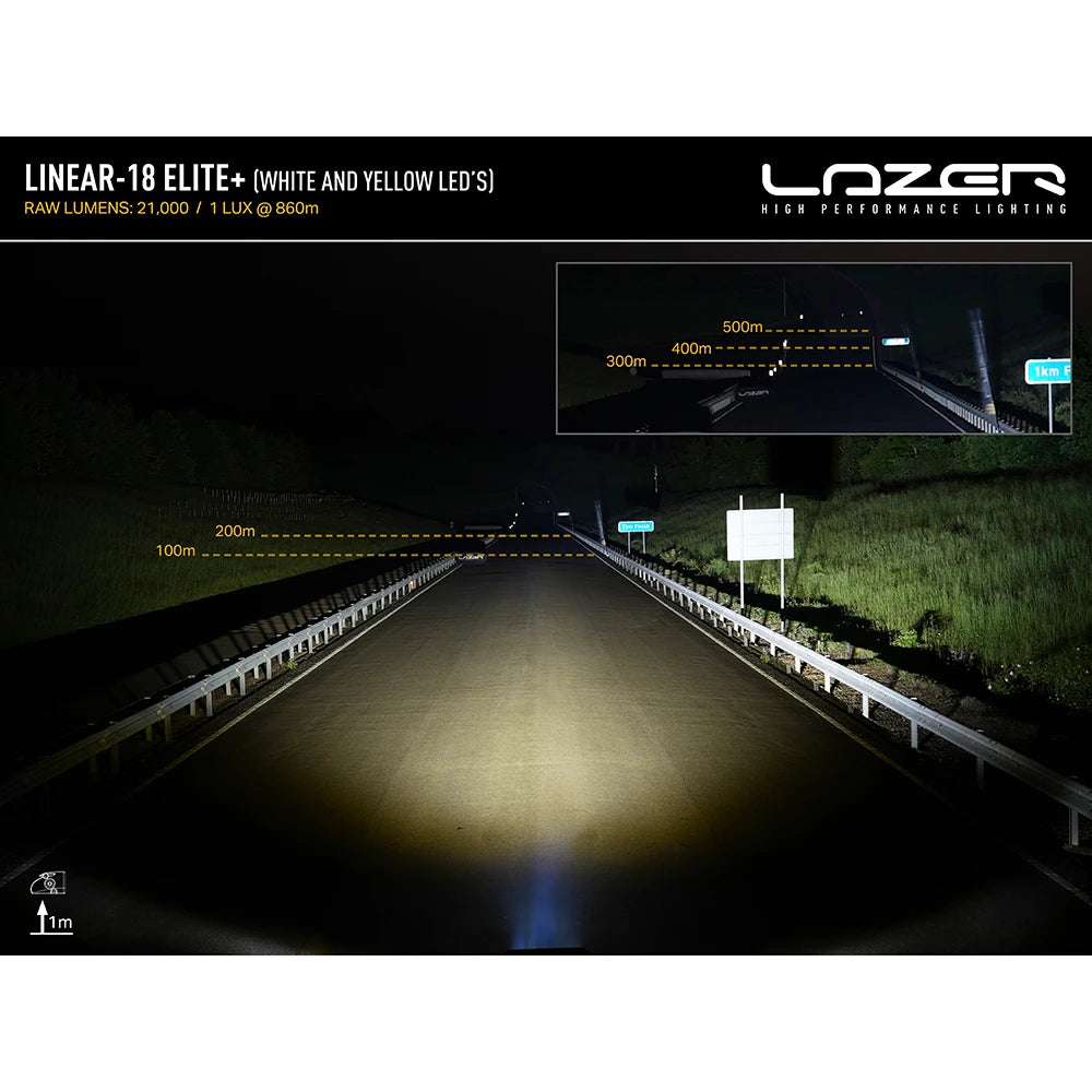 Lisävalo Lazer Linear 18 Elite + (plus)