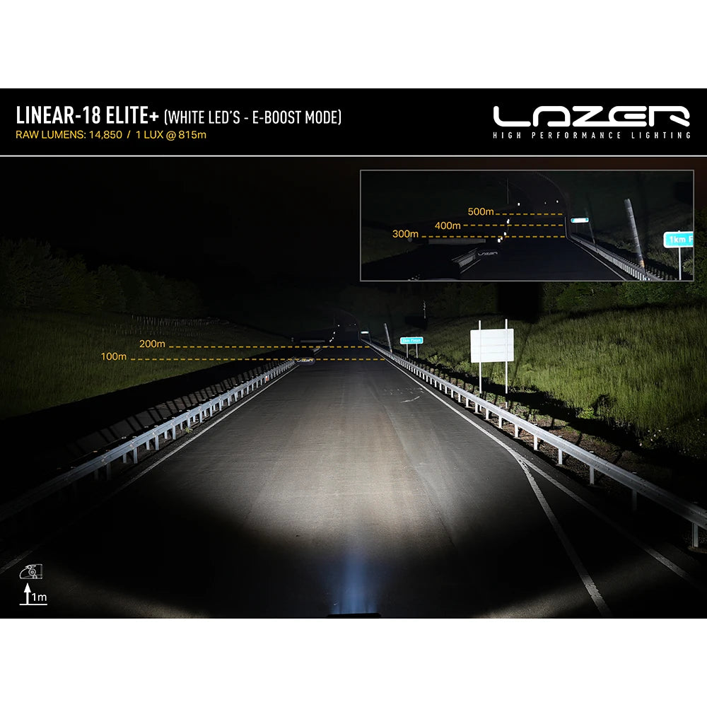 Lisävalo Lazer Linear 18 Elite + (plus)