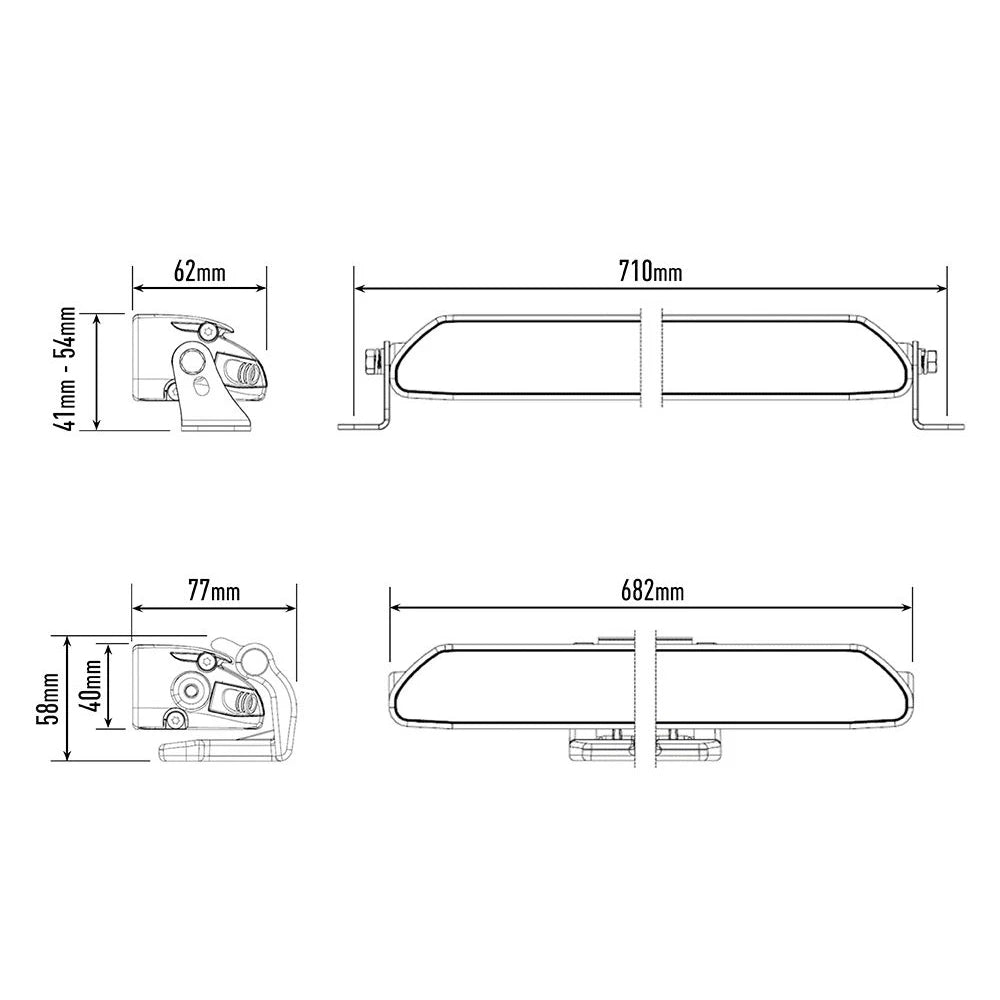 Lisävalo Lazer Linear 24 Elite