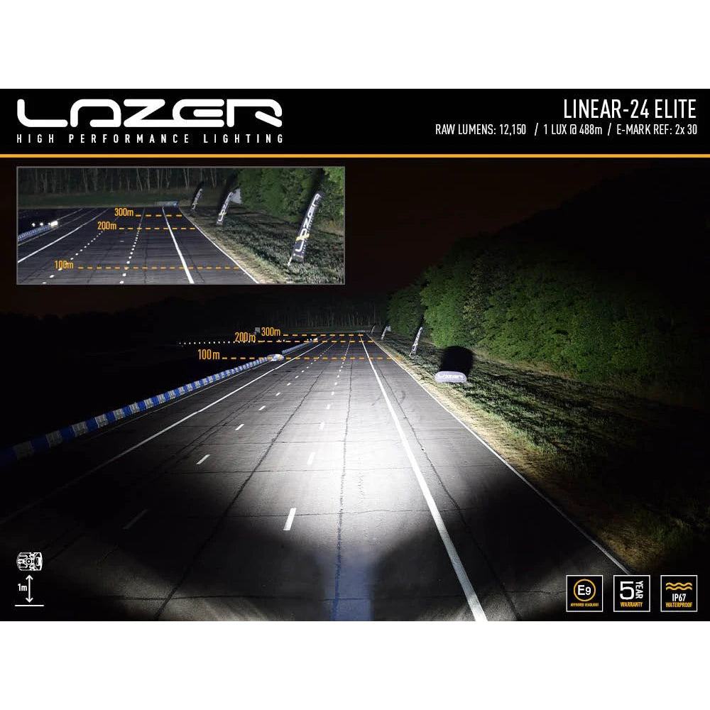 Lisävalo Lazer Linear 24 Elite