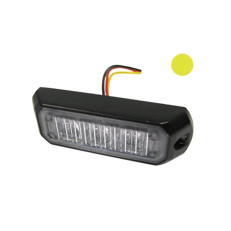 Varoitusvalo / Tasovilkku Axixtech MS3 Keltainen R65 12-24V 3-Led