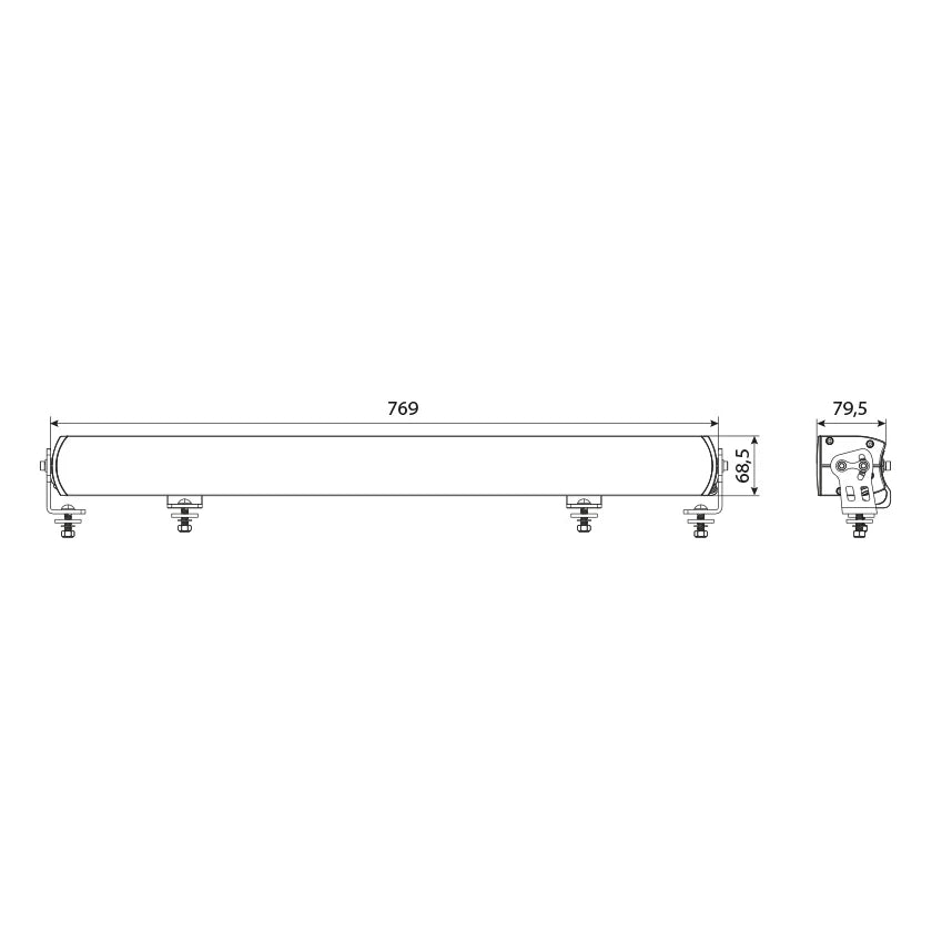 Lisävalo Optibeam Super Captain Dual 800 Special Ref. 2x20