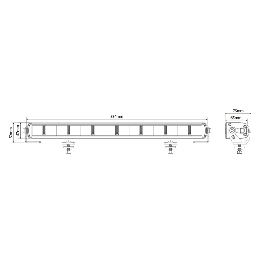 Lisävalo Optibeam Super Captain One 600