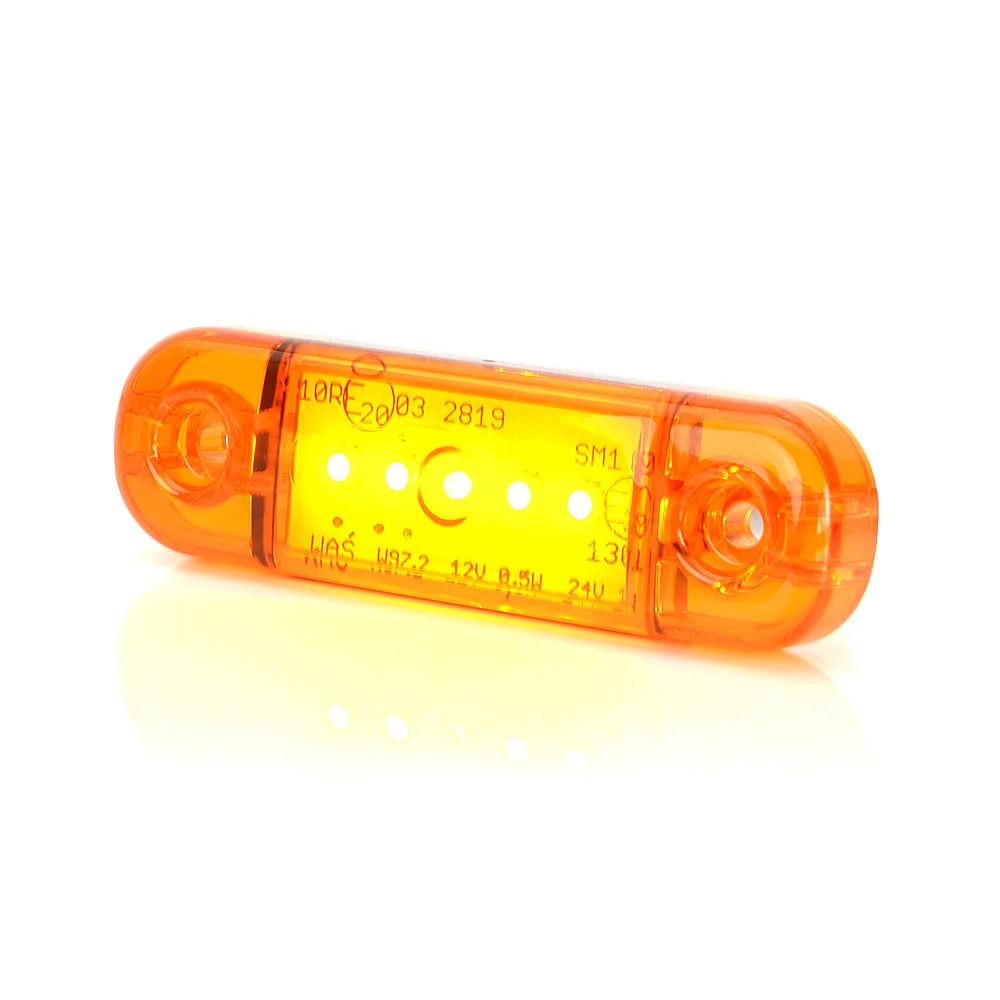 Led-Äärivalo Keltainen 12/24V 84X24MM