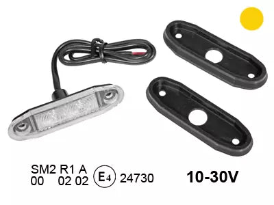 Boreman LED Äärivalo - Keltainen