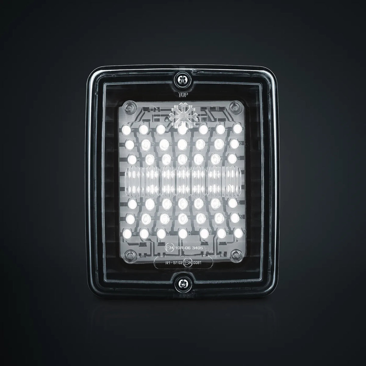 IZE LED Square Peruutusvalo, kirkas linssi – LED-peruutusvalo