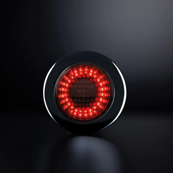 Dark Knight IZE LED Round Takavalo, parkki/jarru/dynaaminen vilkku, oikea – 3-toiminen LED-takavalo