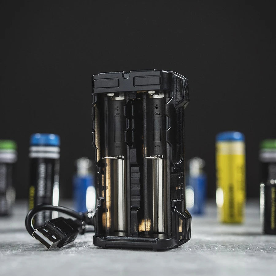 Akkulaturi Armytek Handy C2 Pro, 2 Latauspaikkaa