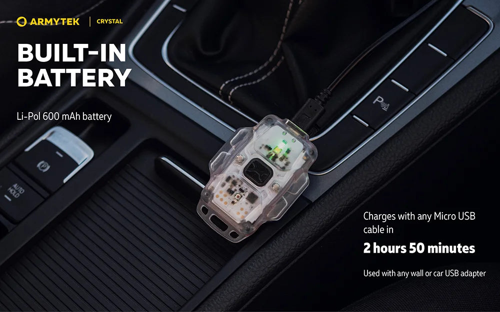 Monitoimilamppu Armytek Crystal Sininen 5 in 1 Valkoinen & Punainen 150 lm