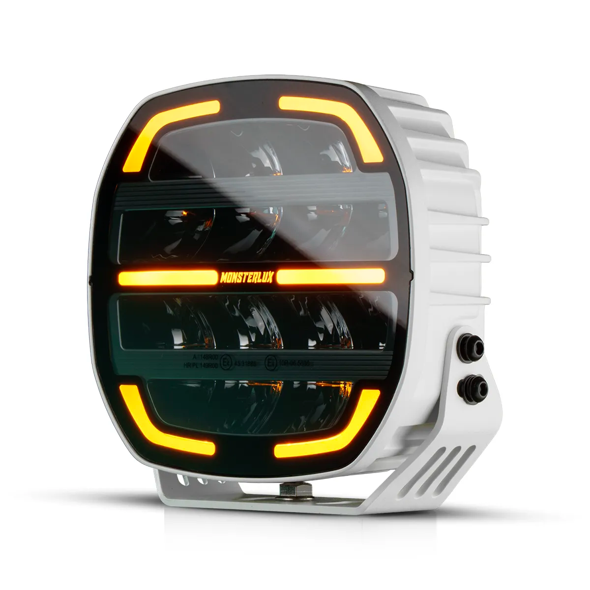 Monsterlux Core 7 LED-lisävalo Valkoisella Rungolla