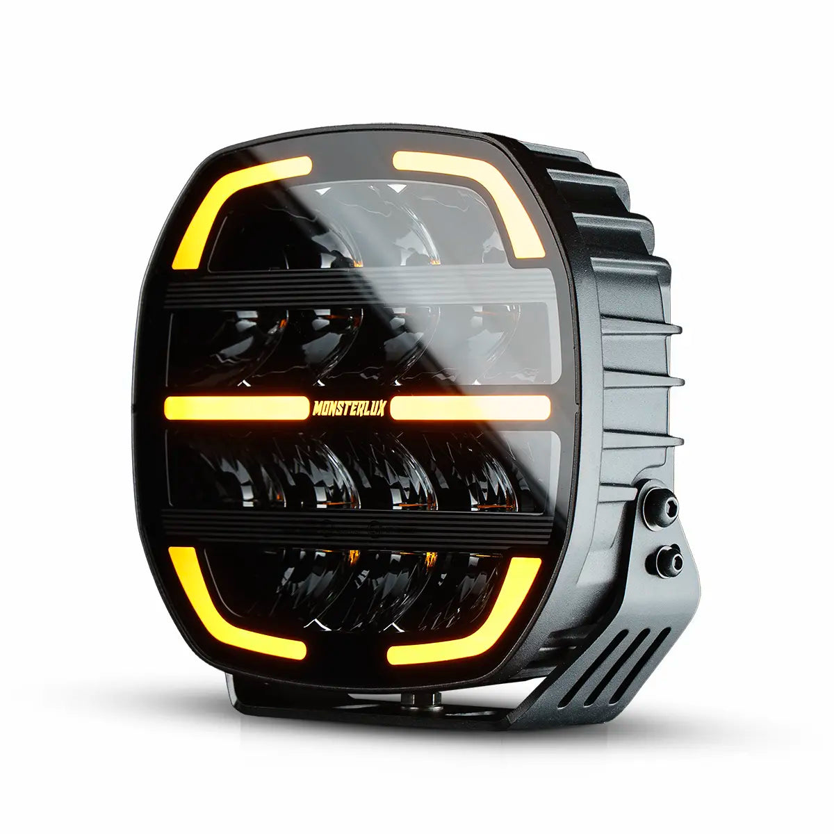 Monsterlux Core 9 LED-lisävalo Mustalla Rungolla