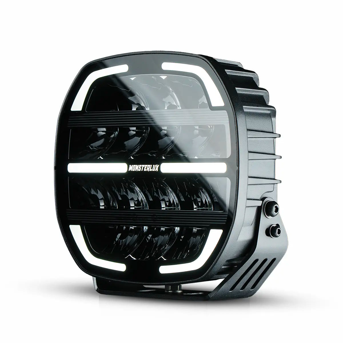 Monsterlux Core 9 LED-lisävalo Mustalla Rungolla